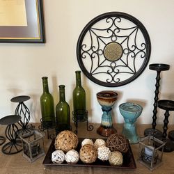 Candle Holders Metal Wall Decor Centerpiece Decor $15 Each 