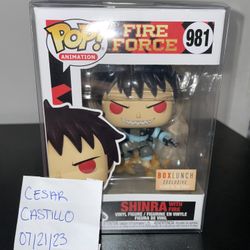 Funko Pop Shinra Boxlunch Exclusive 