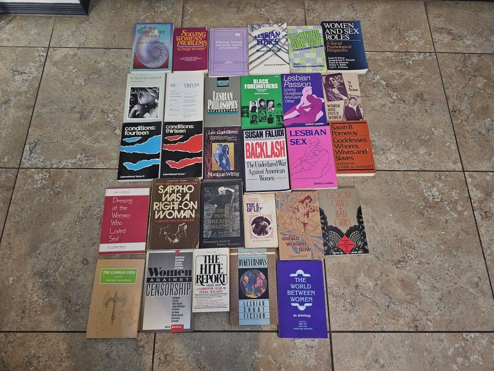 33 Lesbian Books LGBTQ Gay Paperback