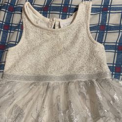 6-9 MONTH WHITE PARTY DRESS