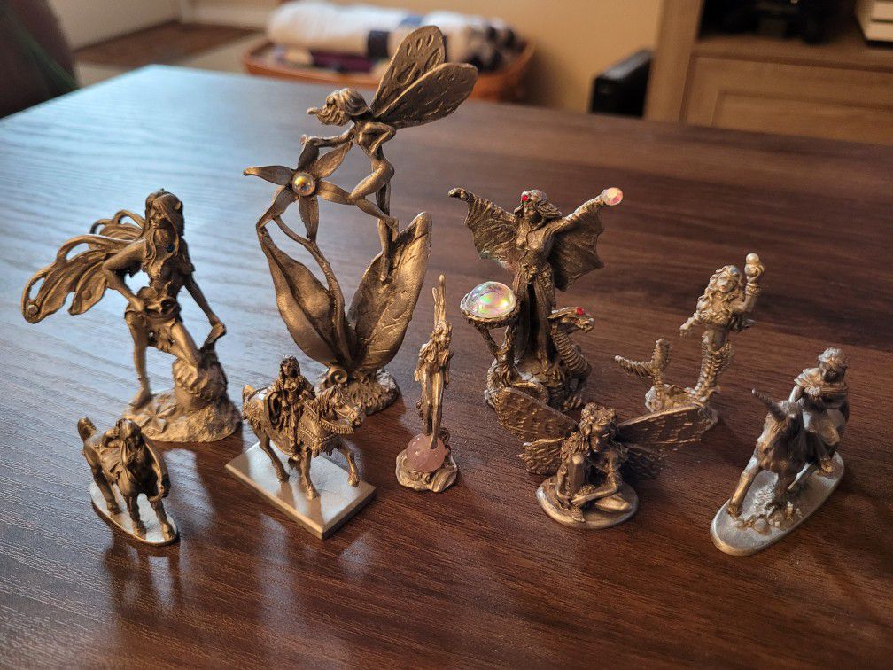 Pewter Mythical Women Figurines