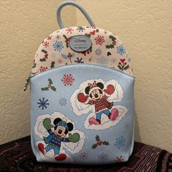 Minnie & Mickey Winter Backpack