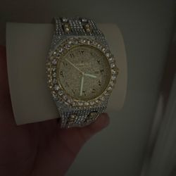 gold ap royal oak buss down watch