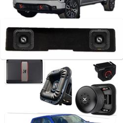 New BASS PACKAGE KICKER SOLO X 8” Installed Fit SILVERADO SIERRA 2019-2026