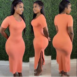 Peach Dress Size Small