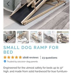 Maple Wood New Dog Ramp