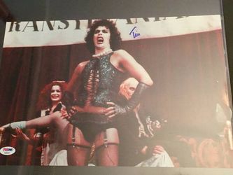 Tim Curry signed autographed 10x15 photo Rocky Horror Picture Show Psa coa