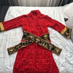 Red Versace Robe 