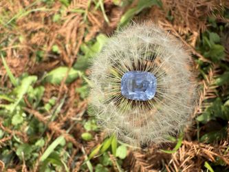 Light Blue Cushion Cut 2.4 Carats Natural Sapphire