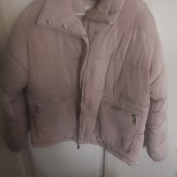 Cream Color Puff Jacket(womens)