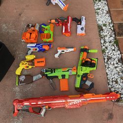 Nerf Guns Lot