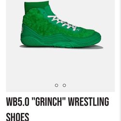 Wrestling Botique x FunkFlickrBoyz Wrestling Shoes “Grinch” 
