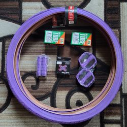 NEW Bicycle Bmx Cruiser Parts Bundle 26" Purple