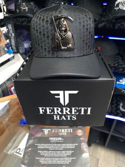 Ferreti hats santa muerte black 100% original