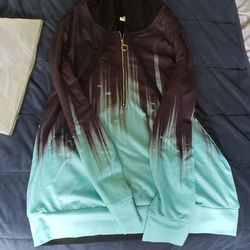 Blue Black Sweatshirt 