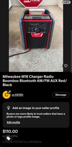 Milwaukee Radio/Charger M18