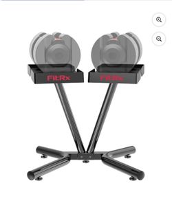 FitRx Adjustable Dumbbell Rack
