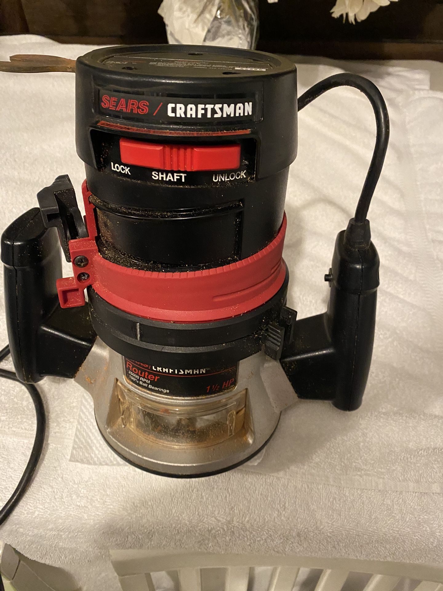 1 1/2 Horsepower craftsman router
