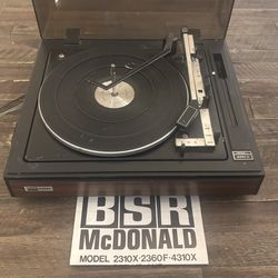 BSR McDonald 2310 Turntable