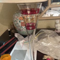 Antique Valentine’s Day, Champagne Flute