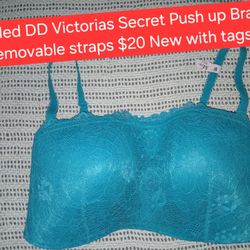New Victoria's Secret Push Up Strapless Bra Med DD