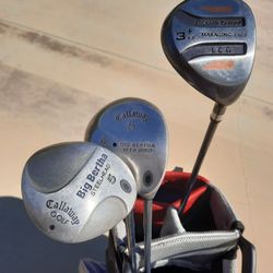 3 Fairway Woods 2 Callaway and 1 LCG