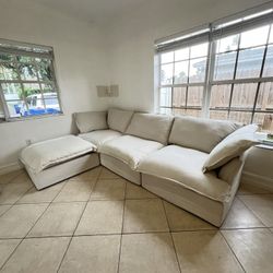 Beige Cloud Sectional (NEW IN BOXES)