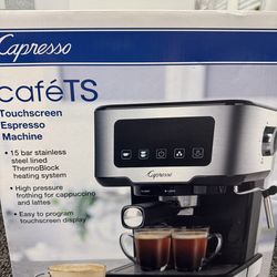 New espresso machine.