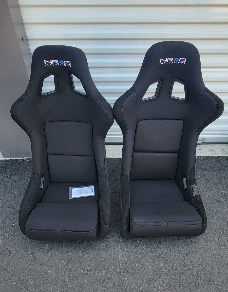 Nrg Innovations Racing Bucket Seats Asientos Deportivos Universales