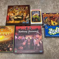 6 Hobby Board Game Bundle - with expansion