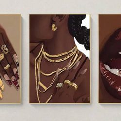 Golden Canvas Posters