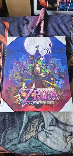 Zelda majoras mask 3ds canvas frame
