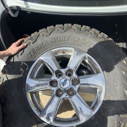 Rines Ford 20” con Neumáticos Terra Hunter X/T – Muy Buen Estado