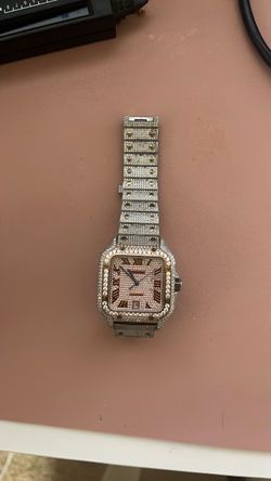 Iced out watch