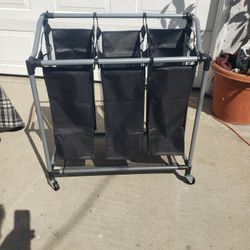 Laundry Hamper  - New And On Wheels