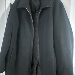 Black men’s coat 