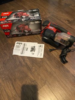 SKIL 7510-01 Sandcat 6-Amp 3x18" Corded Electric Belt Sander with Pressure Control