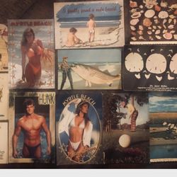13 Vintage Unused Postcards Mainly Myrtle Beach Sc Nos