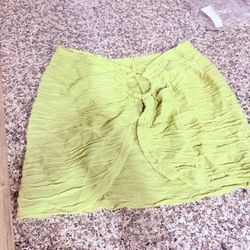 Sage Green Mini skirt