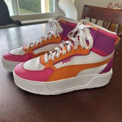 Youth Big Girls Colorful Puma Platform Shoes Size 6.5 - Everett, Wa. 