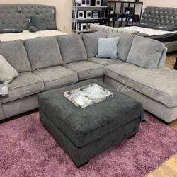 Altari Alloy Sectional $10 Down Payment And Financing Available