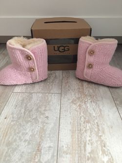 Baby girl pink UGG boots