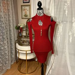 Coquette Sweater Dress-small
