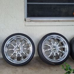 20" Universal 5 lug Rims Tires  Need To Be Replace