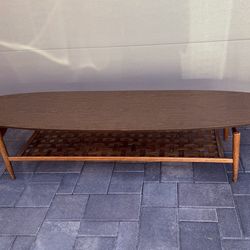 Lane mid-century surfboard coffee table
