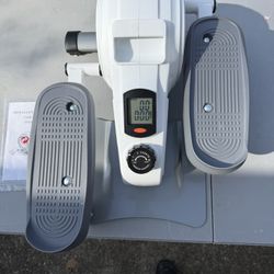 Under Desk Elliptical - Fully Assembled Pedal Exerciser with 8 Resistance Levels,