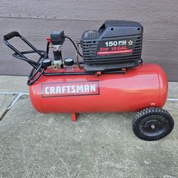 Craftsman 15 gal Horizontal Portable Air Compressor 150 psi 3 HP