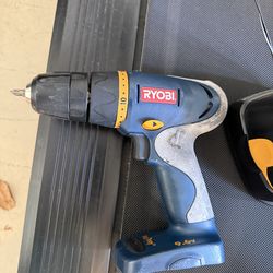Ryobi drill and bit set