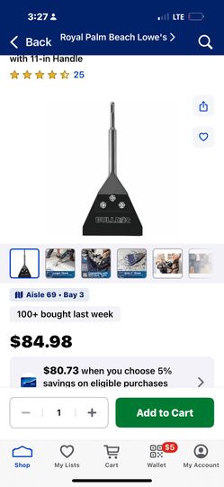 New Bosch Floor/Tile Scrapper 5”x11” SDS