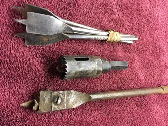 Old Tools Drill Bits Files Chisels
